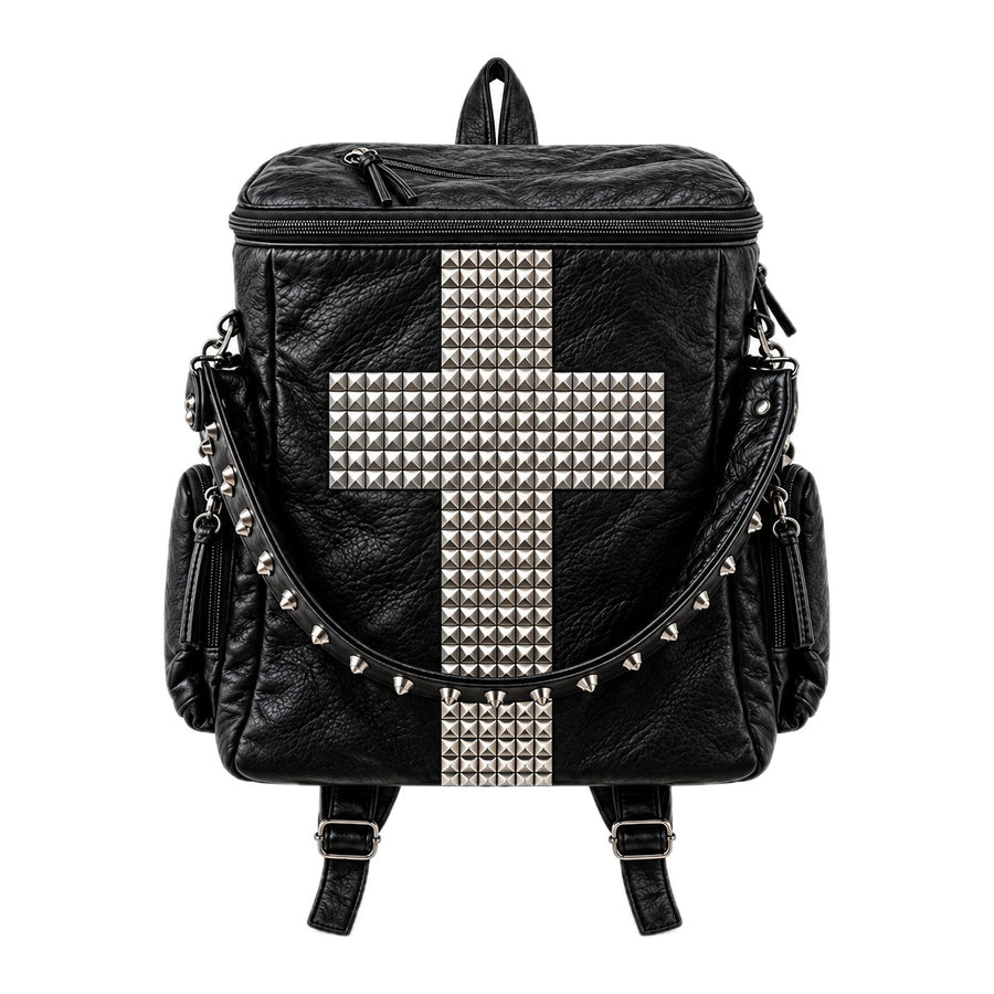 "stud cross" backpack OPIUM CLOUD