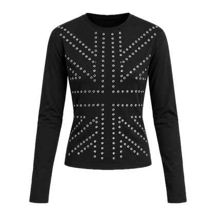 "union stud" long tee OPIUM CLOUD