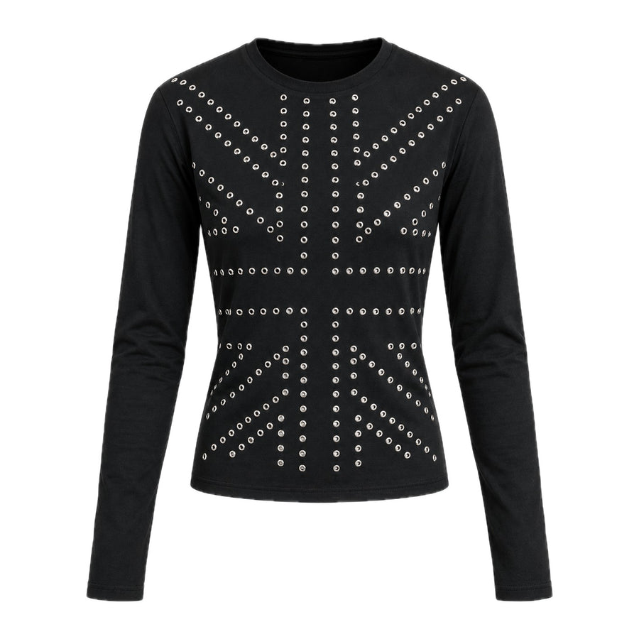 "union stud" long tee OPIUM CLOUD