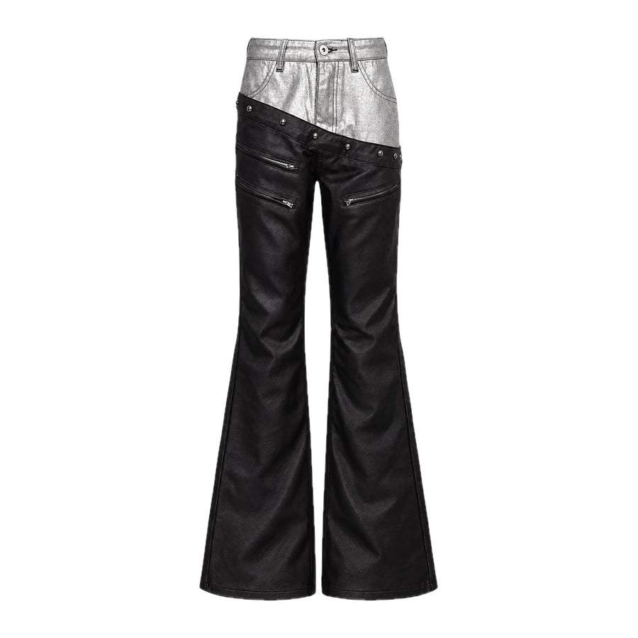 "silver panel" flare pants OPIUM CLOUD