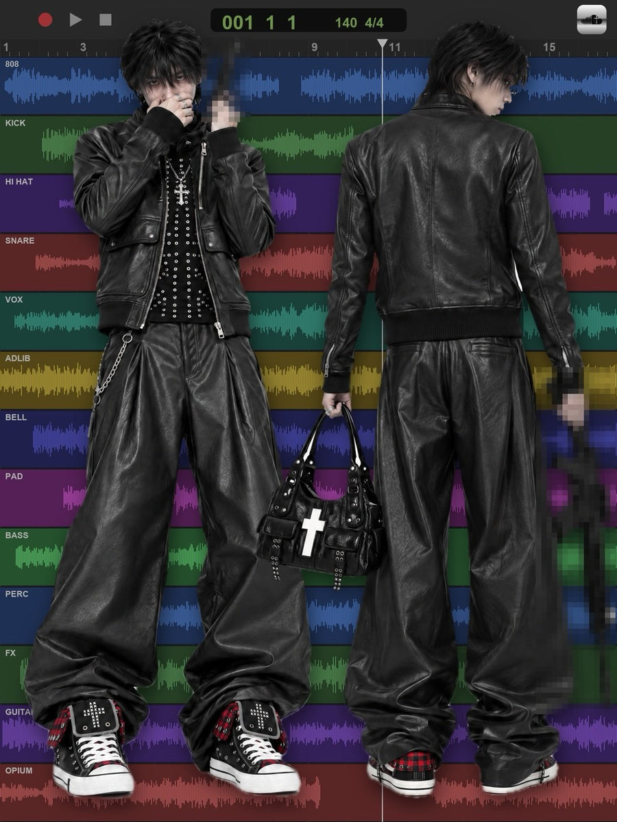 "rider" short jacket 着用イメージ 1 | OPIUM CLOUD